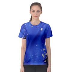 The Substance Blue Fabric Stars Women s Sport Mesh Tee