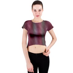 Stars Nebula Universe Artistic Crew Neck Crop Top