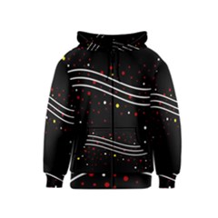 Elegant Abstraction Kids  Zipper Hoodie