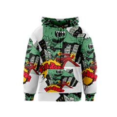 Monster Kids  Zipper Hoodie by Nexatart