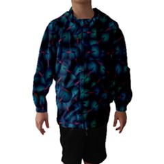 Background Abstract Textile Design Hooded Wind Breaker (kids) by Nexatart