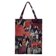 Tilt Shift Of Urban View During Daytime Classic Tote Bag