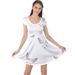 Cute Bunnies Cap Sleeve Dresses