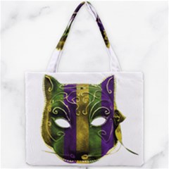 Catwoman Mardi Gras Mask Mini Tote Bag by dflcprints