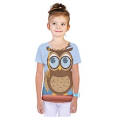 Read Owl Book Owl Glasses Read Kids  One Piece Tee