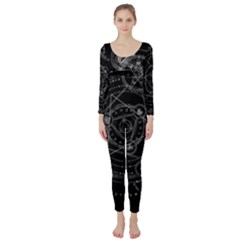 Formal Magic Circle Long Sleeve Catsuit