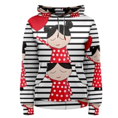 Valentines Day Girl 2 Women s Pullover Hoodie by Valentinaart