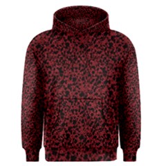 Red Coral Pattern Men s Pullover Hoodie by Valentinaart