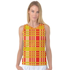 Check Pattern Women s Basketball Tank Top