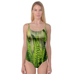 Fern Ferns Green Nature Foliage Camisole Leotard 