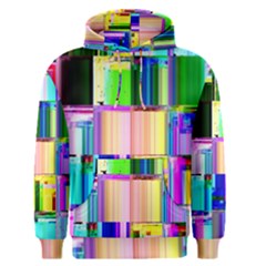 Glitch Art Abstract Men s Pullover Hoodie by Nexatart