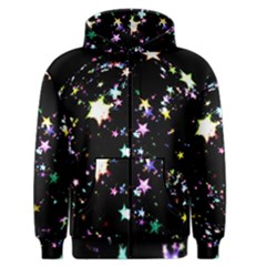 Star Ball About Pile Christmas Men s Zipper Hoodie