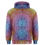 Tile Background Pattern Texture Men s Zipper Hoodie