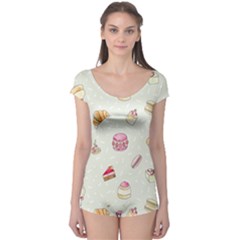 Cute Cakes Boyleg Leotard 