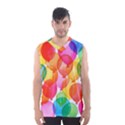 Rainbow balloon Men s Basketball Tank Top View1