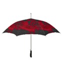 Red fire chicken year Straight Umbrellas View3