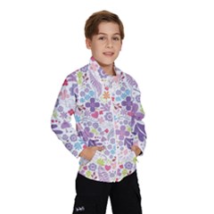 Colorful Flower Wind Breaker (kids) by Brittlevirginclothing