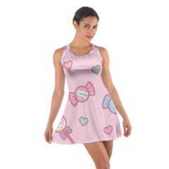 Cute Candy Cotton Racerback Dress by Brittlevirginclothing