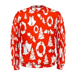 Backdrop Background Card Christmas Men s Sweatshirt