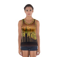 Buildings Skyscrapers City Women s Sport Tank Top 