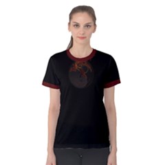 Standing Strong - Flaming Design - Women s Cotton Tee