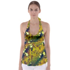 Advent Star Christmas Babydoll Tankini Top by Nexatart