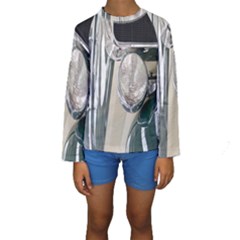 Auto Automotive Classic Spotlight Kids  Long Sleeve Swimwear by Nexatart