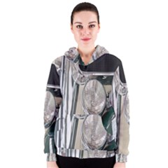 Auto Automotive Classic Spotlight Women s Zipper Hoodie by Nexatart