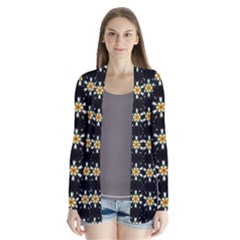 Background For Scrapbooking Or Other With Flower Patterns Cardigans by Nexatart