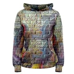 Brick Of Walls With Color Patterns Women s Pullover Hoodie by Nexatart