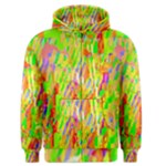 Cheerful Phantasmagoric Pattern Men s Zipper Hoodie