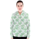 Saint Patrick Motif Pattern Women s Zipper Hoodie View1