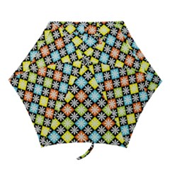 Diamonds Argyle Pattern Mini Folding Umbrellas