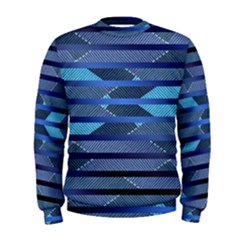 Fabric Texture Alternate Direction Men s Sweatshirt by Nexatart