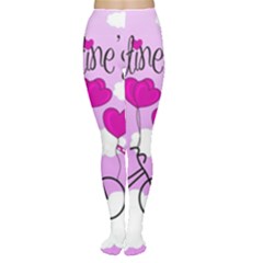 Pink Daydream  Women s Tights by Valentinaart