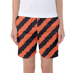 Halloween Background Women s Basketball Shorts