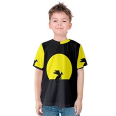 Moon And Dragon Dragon Sky Dragon Kids  Cotton Tee