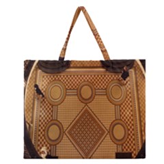 Mosaic The Elaborate Floor Pattern Of The Sydney Queen Victoria Building Zipper Large Tote Bag by Nexatart