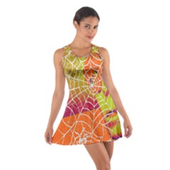 Orange Guy Spider Web Cotton Racerback Dress by Nexatart