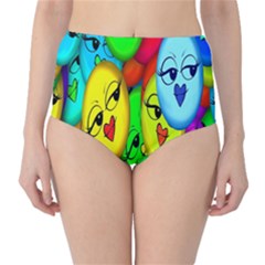 Smiley Girl Lesbian Community High-waist Bikini Bottoms by Nexatart