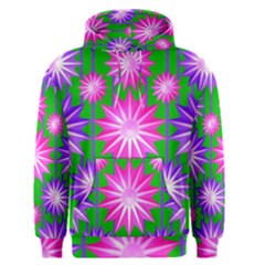 Stars Patterns Christmas Background Seamless Men s Pullover Hoodie by Nexatart