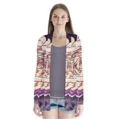 Texture Flower Pattern Fabric Design Cardigans by Nexatart