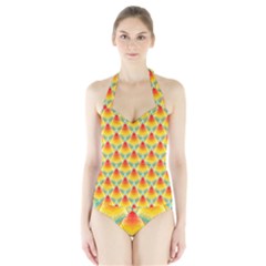 The Colors Of Summer Halter Swimsuit