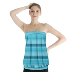 The Background Strips Strapless Top by Nexatart