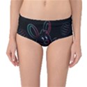 Easter Bunny Hare Rabbit Animal Mid-Waist Bikini Bottoms View1