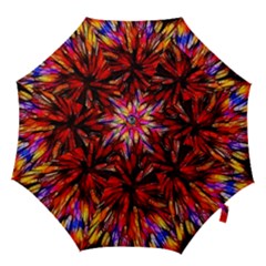 Color Batik Explosion Colorful Hook Handle Umbrellas (medium)