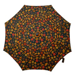 Pattern Background Ethnic Tribal Hook Handle Umbrellas (medium)