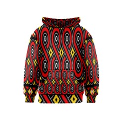 Toraja Traditional Art Pattern Kids  Zipper Hoodie by Amaryn4rt