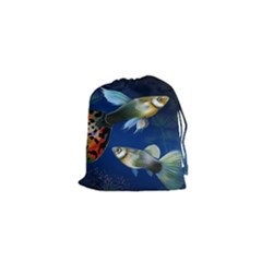 Marine Fishes Drawstring Pouches (xs) 