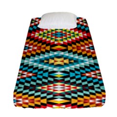 African Tribal Patterns Fitted Sheet (single Size) by Amaryn4rt